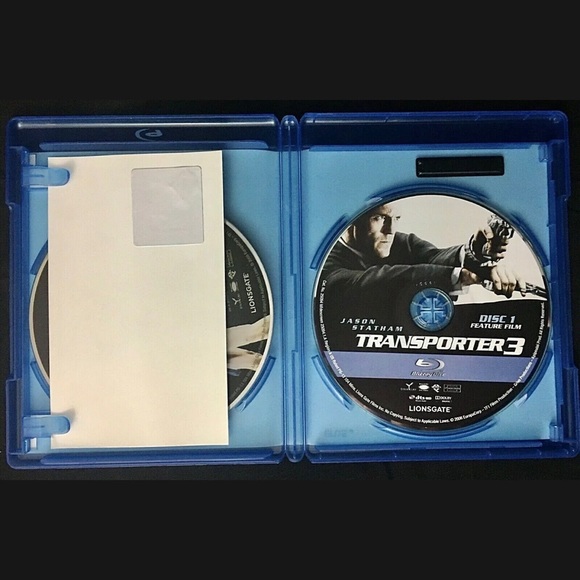 Transporter 3 Blu-ray Action Movie Statham 2 Disc Edition Digital Copy 2009 MINT - Picture 6 of 13